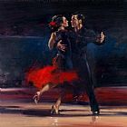 Flamenco Dancer Famous Paintings - dance series